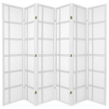 6 Panel Cross Room Divider Screen